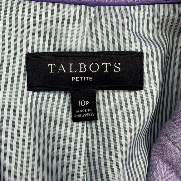 Talbots Purple Women's Blazer - Picture 12 of 13